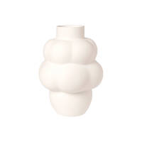 Balloon vas #04 raw white ceramic H18