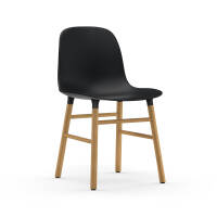 Form stol svart / ek