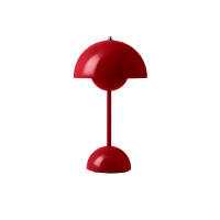 Flowerpot VP9 portabel bordslampa vermilion red